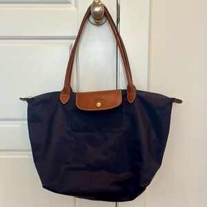 Navy Blue Longchamp Medium Size Bag